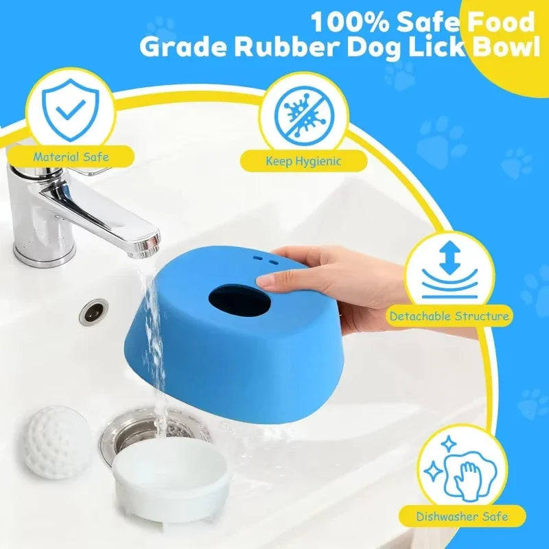 Anti-Choking Slow Feeder Dog Licking Bowl